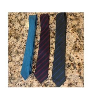 Puccini Boys Tie Lot of 3 Hand Made Youth Adjustable 58 Inches 3 Width